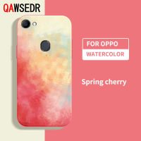 QAWSEDR เคสสำหรับ OPPO F7,เคสโทรศัพท์ซิลิโคนนิ่มฝาครอบสี่เหลี่ยมขอบสี่เหลี่ยมป้องกันเต็มรูปแบบกันกระแทก