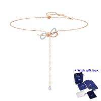 5441082 SWA High-Quality Jewelry Smart Heart Necklace Enhances Girls Temperament, Suitable For Holiday Gifts Free Delivery Of Gift Boxes