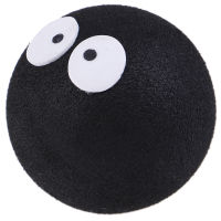 MIAO dongchengdianzi 1x Black Face Coal Briquettes Ball Car Antenna Pen Topper Aerial Ball Decor Toy