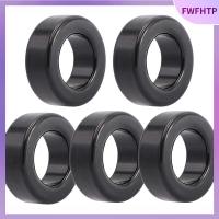 FWFHTP 5Pcs 42X24X16mm แหวนเฟอร์ไรต์ สีดำสีดำ หม้อแปลงไฟฟ้า ชุดเซ็ต วงแหวนขดลวดเหนี่ยวนำ ตัวกรอง emi/rfi