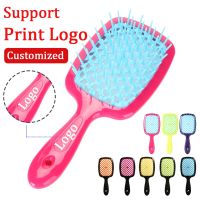 【CC】 1pcs Wide Teeth Air Cushion Combs Scalp Massage Comb Hair Hollowing Out Hairdressing Styling