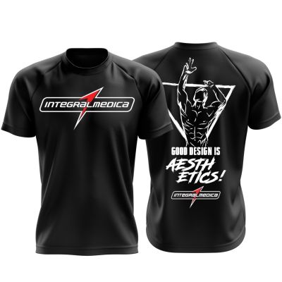 New Fashion2023 3D Print Dry FIt Zyzz Black Integralmedica Fitness Sports Gym T Shirt 2023
