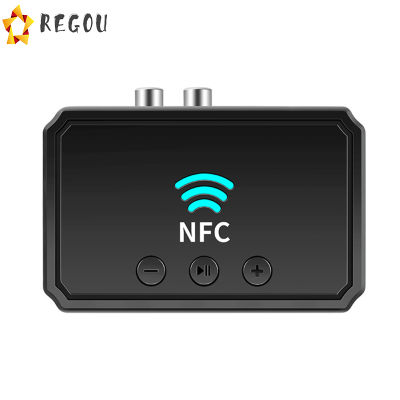 ตัวรับสัญญาณเสียงที่รองรับบลูทูธลำโพงไร้สาย Nfc พร้อม2 RCA 3.5มม. Aux อะแดปเตอร์เสียงเล่นสมาร์ท