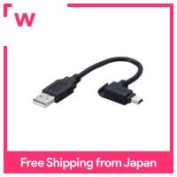 ELECOM USB cable for mobile USB(A)male-USB(miniB)male 0.1m USB-MBM5