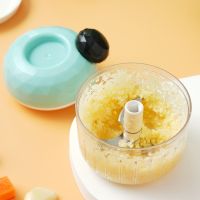 【CC】☬✈  Multifunctional Garlic Masher Manual Meat Ginger Vegetables Minced Crusher for Utensil Supplies