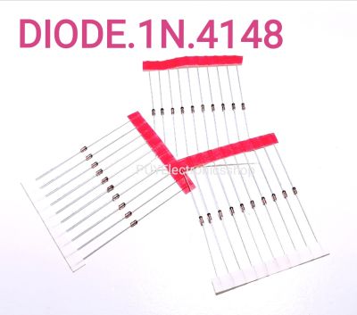 1N4148 DIODE NXP 10ชิ้น  คุณภาพสูง ใหม่เอี่ยม - เทียบเคียงสวิทช์ ทางเดี่ยว การไหลย้อนกลับ - ใช้ในวงจรทั่วไป สวิทชิ่ง อินเวอร์เตอร์ คอนเวอร์เตอร์