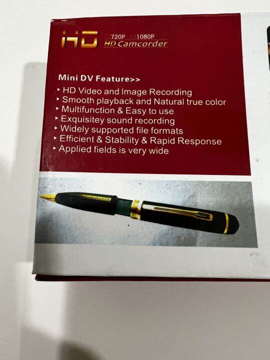 HD Camcorder pen 720 P Lazada PH