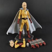 ของเล่นตุ๊กตาขยับแขนขาได้สำหรับข้อต่อเคลื่อนย้ายได้รุ่น Figma 310 One Punch Man ไซตามะ