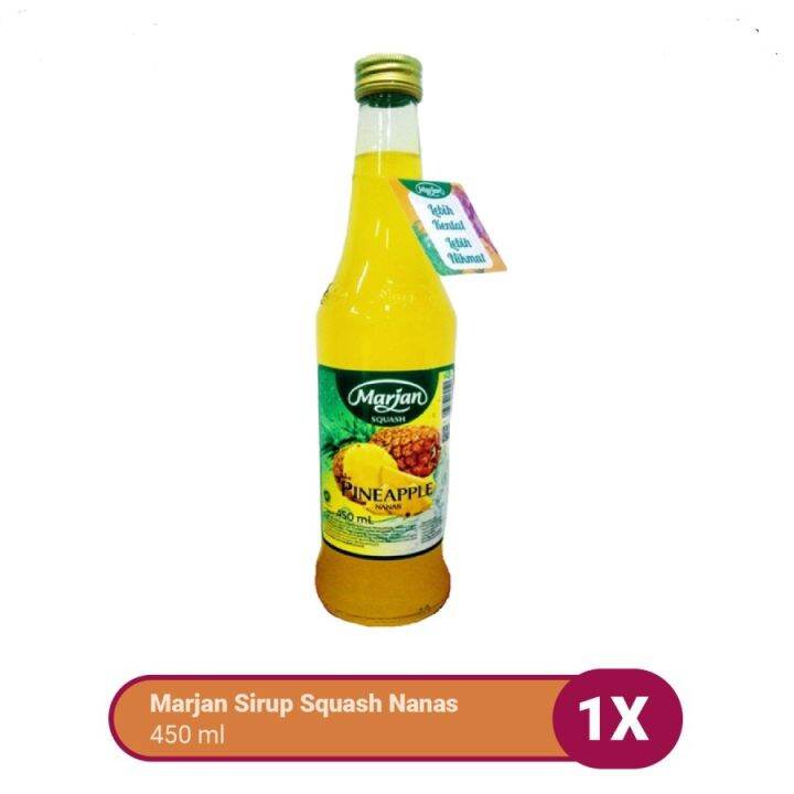 SIRUP MARJAN SQUASH NANAS 450ML PINEAPPLE SYRUP | Lazada Indonesia