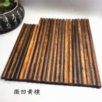 Dalbergia Hupeana Beads Wood Carving Handle Material round Stick DIY Wooden Stick the Pen Central America Rosewood