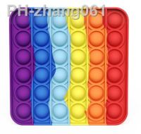 Colorful Push Pops Fidget Bubble Sensory Squishy Stress Reliever Autism Needs Anti-stress Rainbow Adult Toys For Children