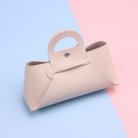 1PC PU หนัง Tote กระเป๋าสไตล์แว่นตากระเป๋าน่ารักแบบพกพาแว่นตากันแดดใหม่ขนาดใหญ่กระเป๋านุ่มเด็กแว่นตา Accessories