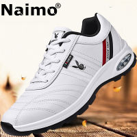 Naimo รองเท้าผ้าใบผู้ชายรองเท้าผ้าใบกีฬารองเท้าหนัง Breathable Leisure รองเท้าเดินทาง