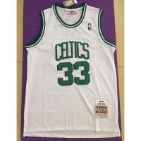 Hot Newest Top-quality New arrival 2022 2023 Newest shot goods Most popular 22/23 Top quality Ready Stock High quality 1995-96 new NBA mens Boston Celtics 33 Larry Bird M N retro embroidery basketball jerseys jersey white