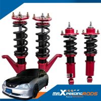 maXpeedingrods Coilovers โช้คอัพสำหรับ Honda Civic ES 7 Gen 2001 2002 2003 2004 2005 Fit Acura RSX DC5 24 ระดับ ปรับโช้คอัพแดมเปอร์ โช๊คอัพรถยนต์ โช๊คหลัง โช๊คหน้า โช๊ค โช๊คสตรัท สปริงโหลด โช๊คแต่ง สปริงโช๊ค คอยล์สปริง (SKU# CO-HONCIV-0105-R-87-VG2)