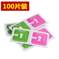 100 PCs Cloth Wipe Mobile Phone Screen Wipe Screen Wet Towel Mobile Phone Film Pad WetDry Pack