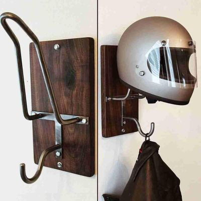 【YF】 Multipurpose Hooks Motorcycle Helmet Hanger Wall Mount Jacket Holder Hook For Keys Household Home Storage Supplies