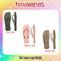 Havaianas Collection ฮาวายานัส รองเท้าแตะ รองเท้าผู้หญิง Slim Square 4148257-0076 / 4148257-3581 / 4148257-0869 (1290)