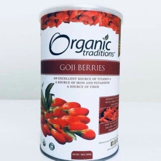 Kỷ tử khô 454gr organic tradition goji berries usa - ảnh sản phẩm 1