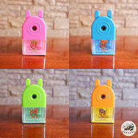 เครื่องเหลาดินสอ 4สี (0022LH) กบเหลาดินสอ ที่เหลาดินสอตั้งโต๊ะ ลายน่ารัก pencil sharpener กบเหลา