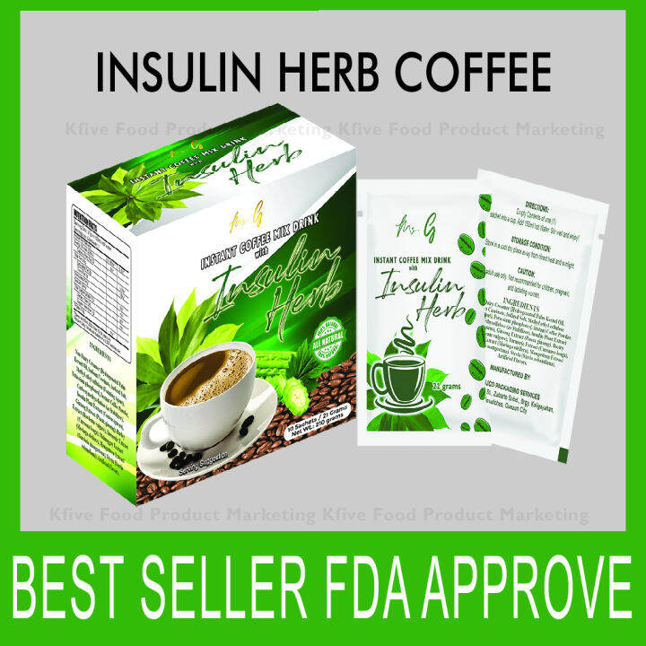 Insulin Herb Coffee 10 Sachet per box Ms G Lazada PH