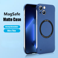 HOCE เคสโทรศัพท์บางพิเศษรองรับการดูดซับ Magsafe สำหรับ iPhone 13 12 11 Pro Max โดยไม่มีกรอบเคลือบสำหรับกล้อง13 12 11 Pro เคสป้องกันช่องจี้