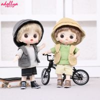 Adollya ตุ๊กตาตา3D 12ซม. 112ตุ๊กตา BJD,ตุ๊กตาแต่งตาสำหรับเด็กผู้ชายตุ๊กตา BJD 112