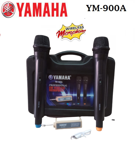 Mic YAMAHA YM900A PROFESIONAL UHF WIRELESS MICROPHONE DOUBLE