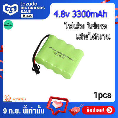 4.8v 3000mAh 3300mAh เลือกขนาดสินค้า แบตเตอรี่ NI-MH aa 4.8 v Batteries สำหรับรถบังคับ/เรือบังคับ/ของเล่น