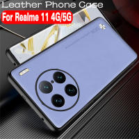 สำหรับ Realme 11 Pro Plus 11Pro 11Pro + Realme11 Nfc 4G 5G 2023หนัง PU เคสโทรศัพท์กรอบ TPU แบบนุ่มเคสกันกระแทกเคสโทรศัพท์หลังกันกระแทก