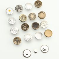 Adjustable Detachable Jeans Buttons Nail Free Metal Buttons For Clothing Diy Sewing Clothes