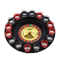 【hot】✤●﹍  Bar Tools Russia Turntable Shot Glass Drinking Game 16 Glasses Set Swivel Plate