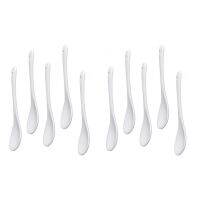 10x Ceramic Spoon Teaspoon Spoon Jam Honey