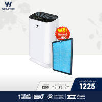 Worldtech เครื่องฟอกอากาศ Air Purifier รุ่น WT-P50 สำหรับพื้นที่ 40-55 ตรม. เครื่องกรองอากาศ ฟังก์ชั่นภาษาไทย มีจอแสดงผล LED ระบบสัมผัส HEPA กรองฝุ่น กลิ่น