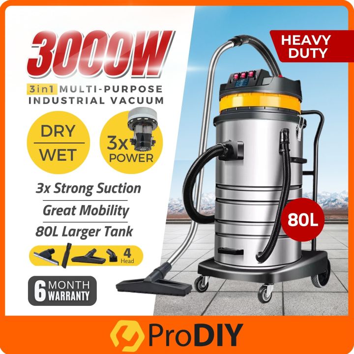 Prodiy Pro803 Europower Vac8003 80l Vacuum Cleaner Industrial Vaccum Dry And Wet 3000w Vakum 9892