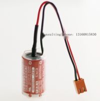 ใหม่/ดั้งเดิม✎✐ต้นแบบ Maxell ER3 (1/2AA 3.6V) แบตเตอรี่ลิเธียม PLC พร้อมปลั๊ก