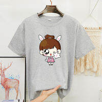 BK-227*เสื้อยืดแขนสั้นพร้อมส่ง 8สี ลายการ์ตูน ขายดีตามเทรนต์ ลายน่ารัก สีสันสดใส่น่ารัก ใส่ได้ทั้งหญิงและชาย (S-3XL) **ปลีก-ส่ง***