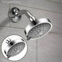 ☞  Bath Shower Head High Pressure Sprayer 4 Inch 5 Setting Adjustable Rainfall Saving Water Bathroom Shower Nozzle