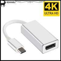 BDKNBU Full HD 10Gbps สาย AV ตัวแปลงสายเคเบิลอะแดปเตอร์ USB-C พอร์ตแสดงผล USB 3.1 TYPE-C เป็น DP