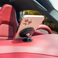 PZOZ Magnetic Car Mount Compatible with iPhone 13 /12 &amp; MagSafe Case, 360° Adjustable Magnet Cell Phone Mount Holder for Dashboard Compatible with Mag Safe iPhone 13 /12, Mini, Pro, Pro Max (Black)