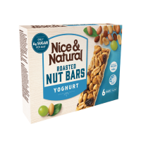 Nice &amp; Natural Roasted Nut Bars Yoghurt  ไนซ์แอนด์เนเชอรัล นัทบาร์ สินค้านำเข้าจาก New Zealand โอ๊ตบาร์ ธัญญาพืชอัดแท่ง