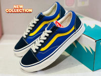 รองเท้าแวนส์ Old Skool / Blue + Box Size : 36-45 รองเท้าผ้าใบ รองเท้าลำลองผู้ชายและผู้หญิง [SKUAC01]