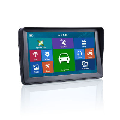 7" HD Car GPS Navigation 8G+RAM-256MB+Bluetooth-AV-IN+latest Europe Map +Truck gps navigators