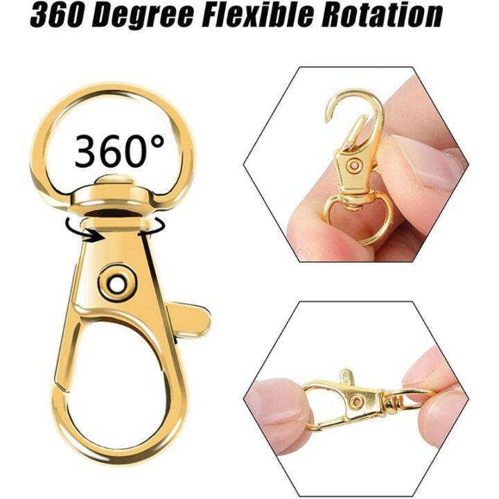 2021100-pieces-gold-swivel-clasps-set-50-pcs-swivel-clasps-50-pcs-bright-key-ring-metal-hook-lobster-claw-for-keychain-craft