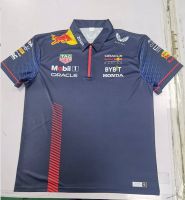 2023เสื้อโปโลแขนสั้นขี่จักรยานแห้งเร็วของผู้ชายชุดแข่งรถกระทิงแดง F1ล่าสุด