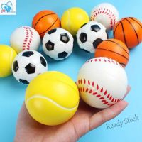 【Ready Stock】 ▽ C30 Mom Kids 弹力球 Anti-Pressure Stress Relief Squeeze Basketball Football Foam Ball 6.3cm Gifts For kids Decompression toy Hand Wrist Exercise Funny Colorful Toys Bouncy Bouncing 宝宝玩具 玩具球 足球 篮球 棒球