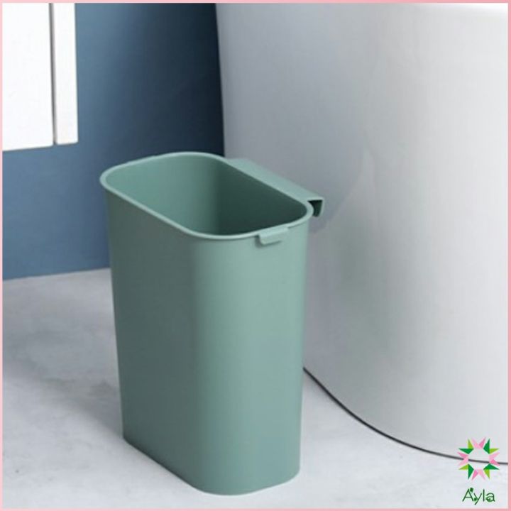 ayla-ถังขยะในครัวถังขยะ-ถังขยะแบบแขวนติดประตู-ถังขยะคัดแยกเศษอาหาร-wall-mounted-trash-can