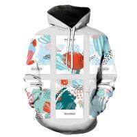 Sudadera con capucha para hombre, ropa de calle Unisex con estampado 3D de grafiti de arte abstracto, chándal informal, primavera y otoño