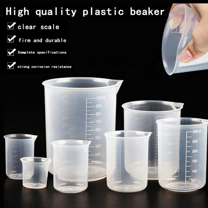 Plastic Measuring Cup, Transparent Measuring Cup 100ml, Kitchen