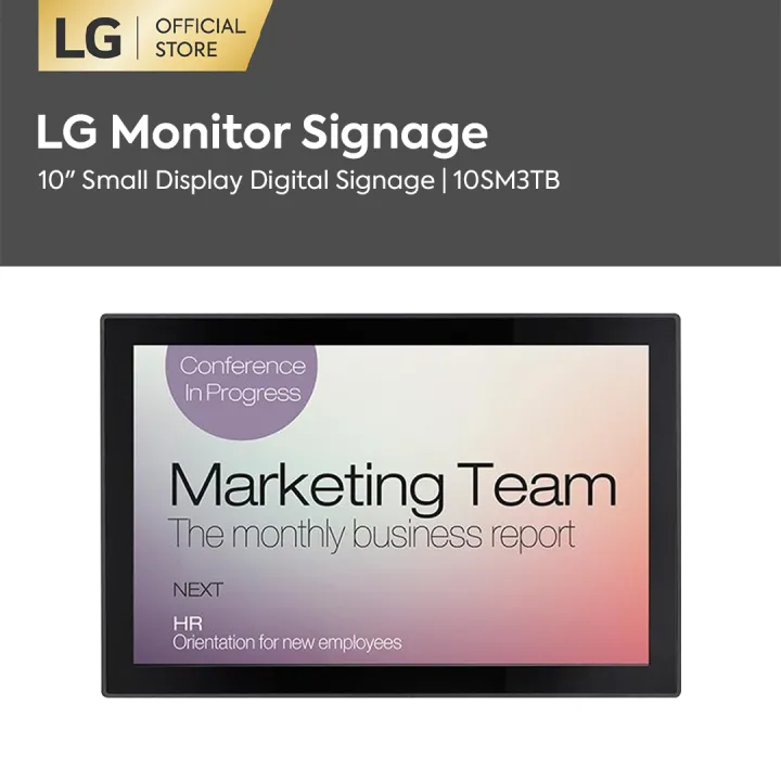 LG Monitor Signage 10SM3TB 10" Small Display Digital Signage | Lazada PH